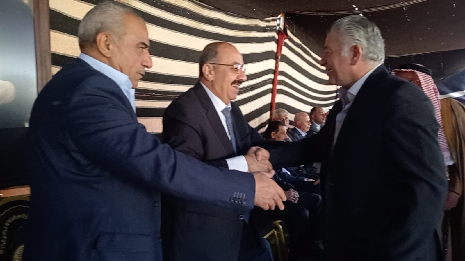 عشائر العواملة تحتفي باللواء محمد باشا العواملة في مدينة السلط