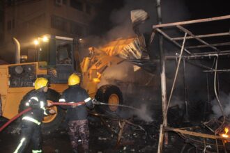عاجل | احتراق سوق البالة بإربد يخلف أضرارًا بنحو 700 ألف دينار