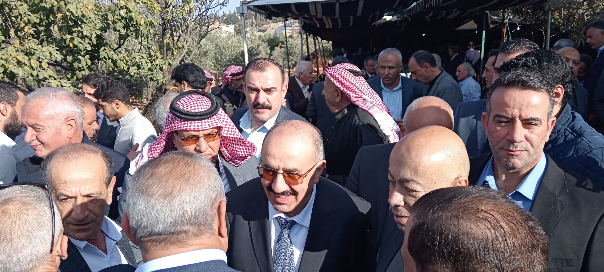عشائر العواملة تحتفي باللواء محمد باشا العواملة في مدينة السلط