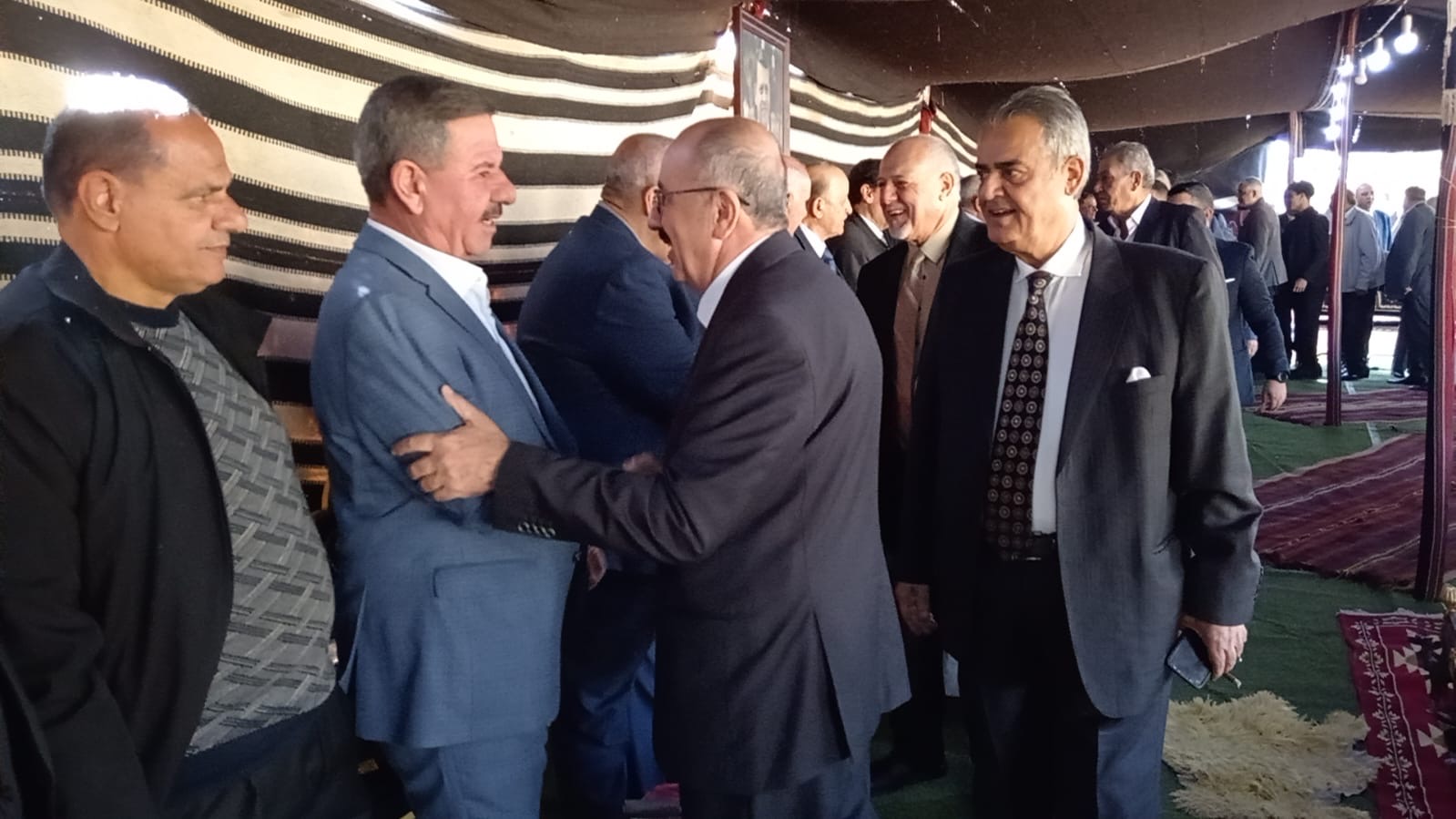 عشائر العواملة تحتفي باللواء محمد باشا العواملة في مدينة السلط