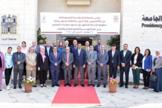 مدير عام المؤسسة العامة للغذاء والدواء يفتتح وحدة الخلايا في جامعة البترا