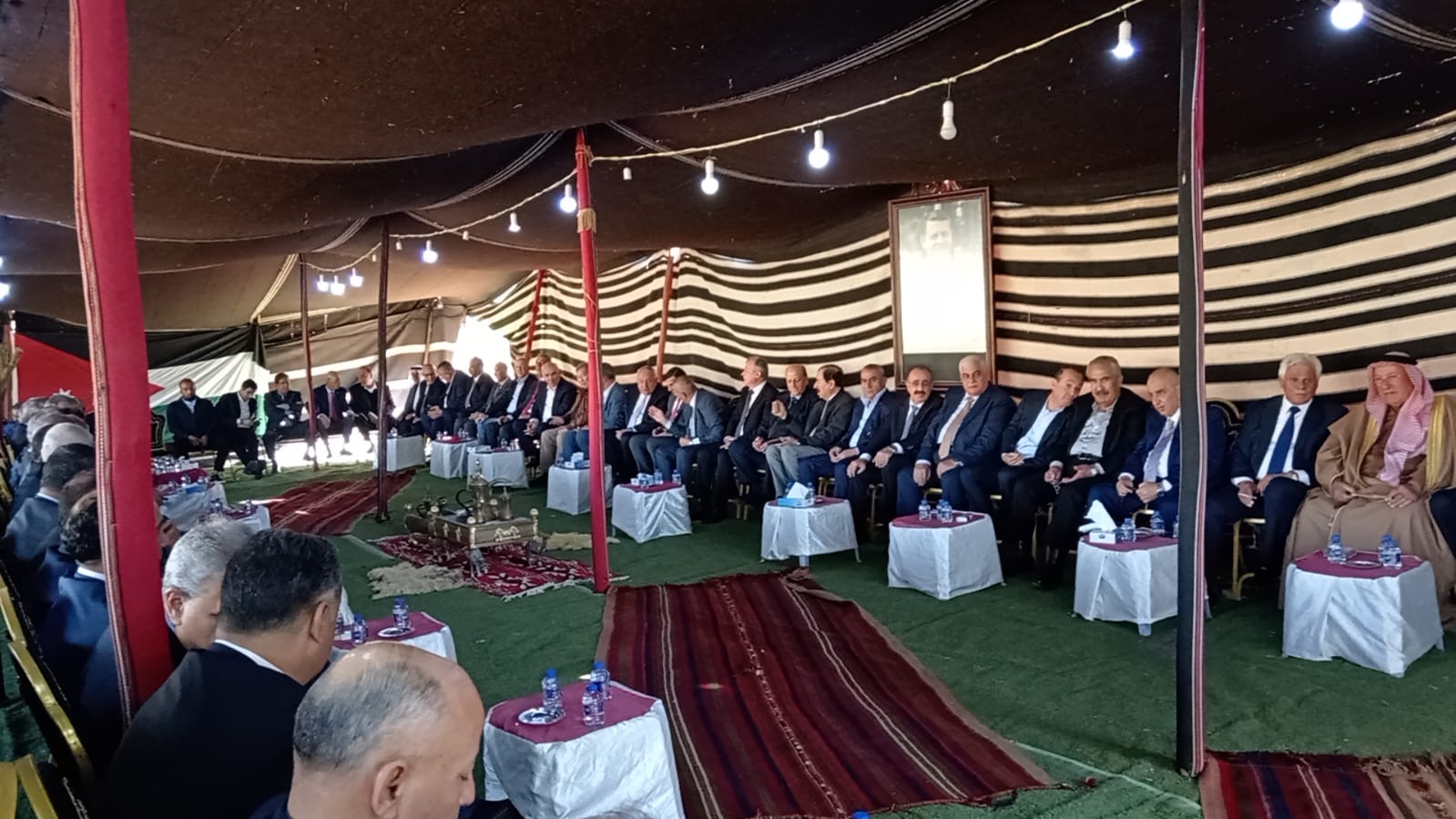 عشائر العواملة تحتفي باللواء محمد باشا العواملة في مدينة السلط