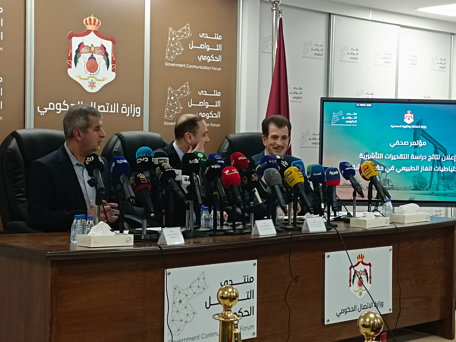عاجل | المومني: كميات الغاز الموجودة في حقل الريشة لن يتم استخراجها بشكل كامل