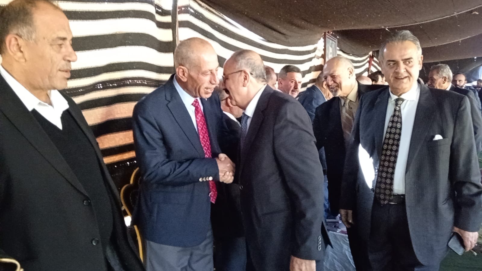 عشائر العواملة تحتفي باللواء محمد باشا العواملة في مدينة السلط
