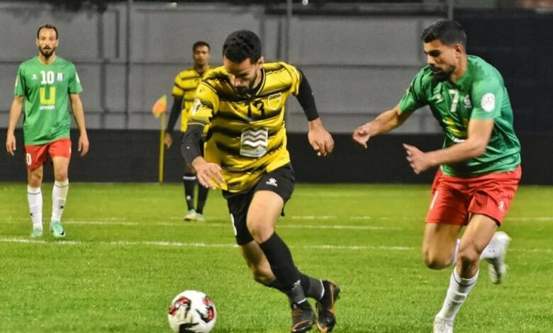 مباراة مثيرة بين الحسين إربد والوحدات في دوري المحترفين