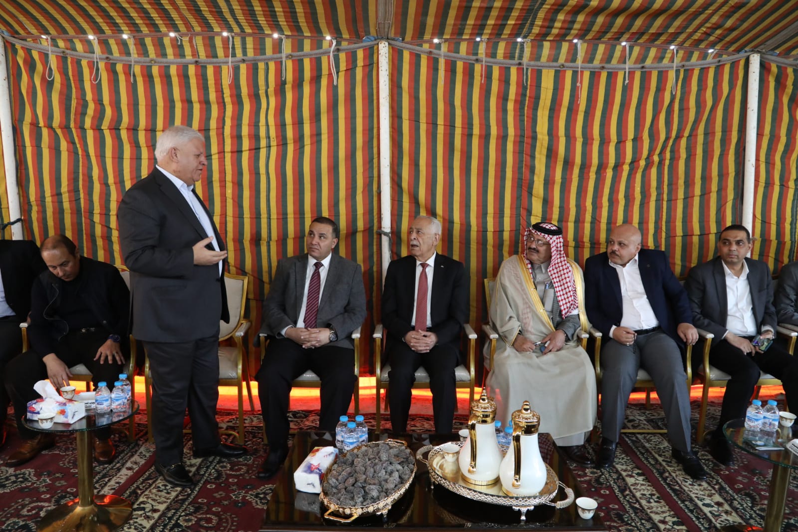عاجل| مندوبا عن الملك وولي العهد.. العيسوي عشائر الغويري والمعايطة والعليمات
