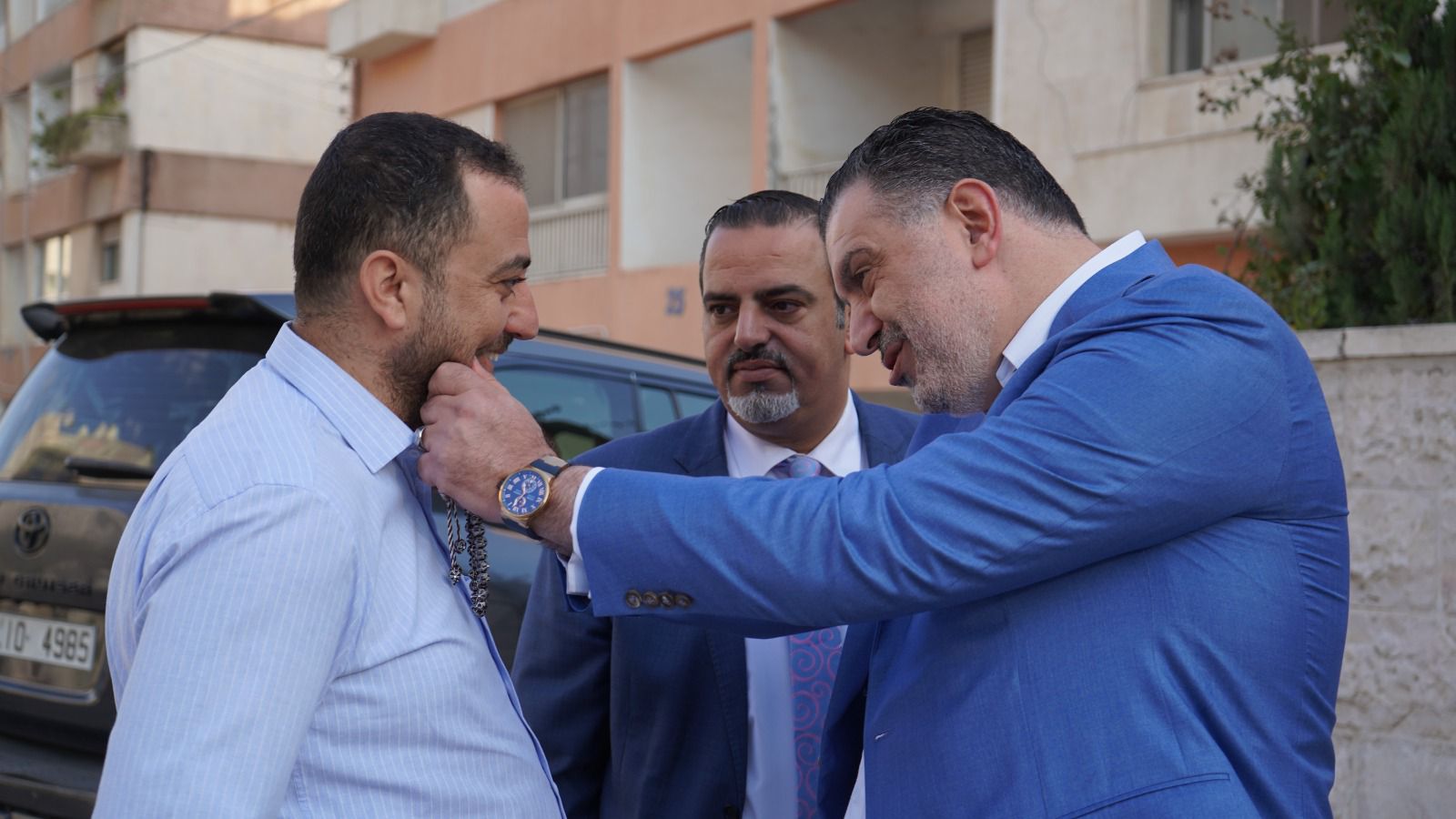 قيادات ونواب حزب إرادة يكرمون أمينهم العام البطاينة