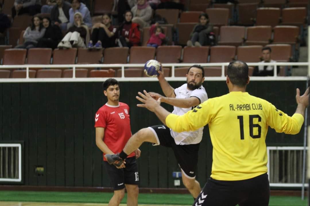 العربي يهزم كفرسوم في دوري كرة اليد 2024