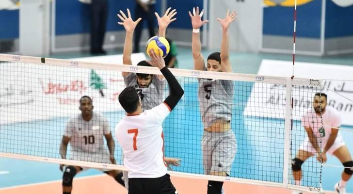 خسارة المنتخب الوطني للكرة الطائرة أمام السعودية