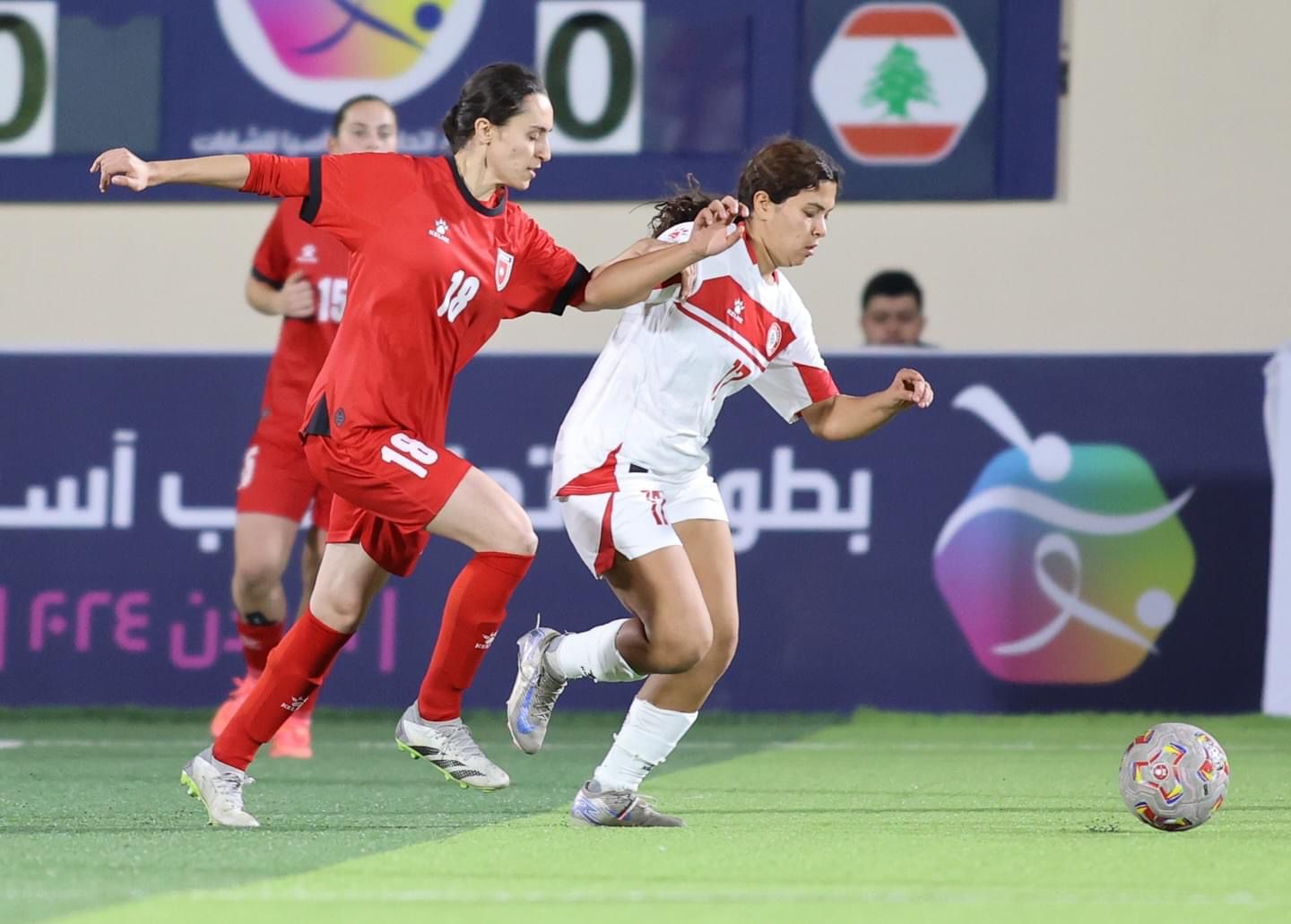 تعادل منتخب الشابات مع لبنان في بطولة غرب آسيا