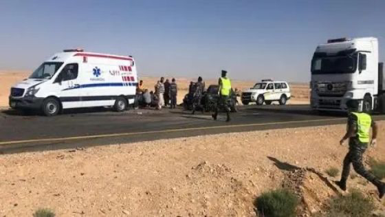 12 إصابة في حادث سير على الطريق الصحراوي
