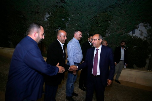 مجلس النواب العشرون يجتمع في دارة النائب زهير الخشمان لمتابعة مباراة المنتخب الأردني والعراقي