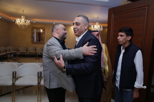 مجلس النواب العشرون يجتمع في دارة النائب زهير الخشمان لمتابعة مباراة المنتخب الأردني والعراقي