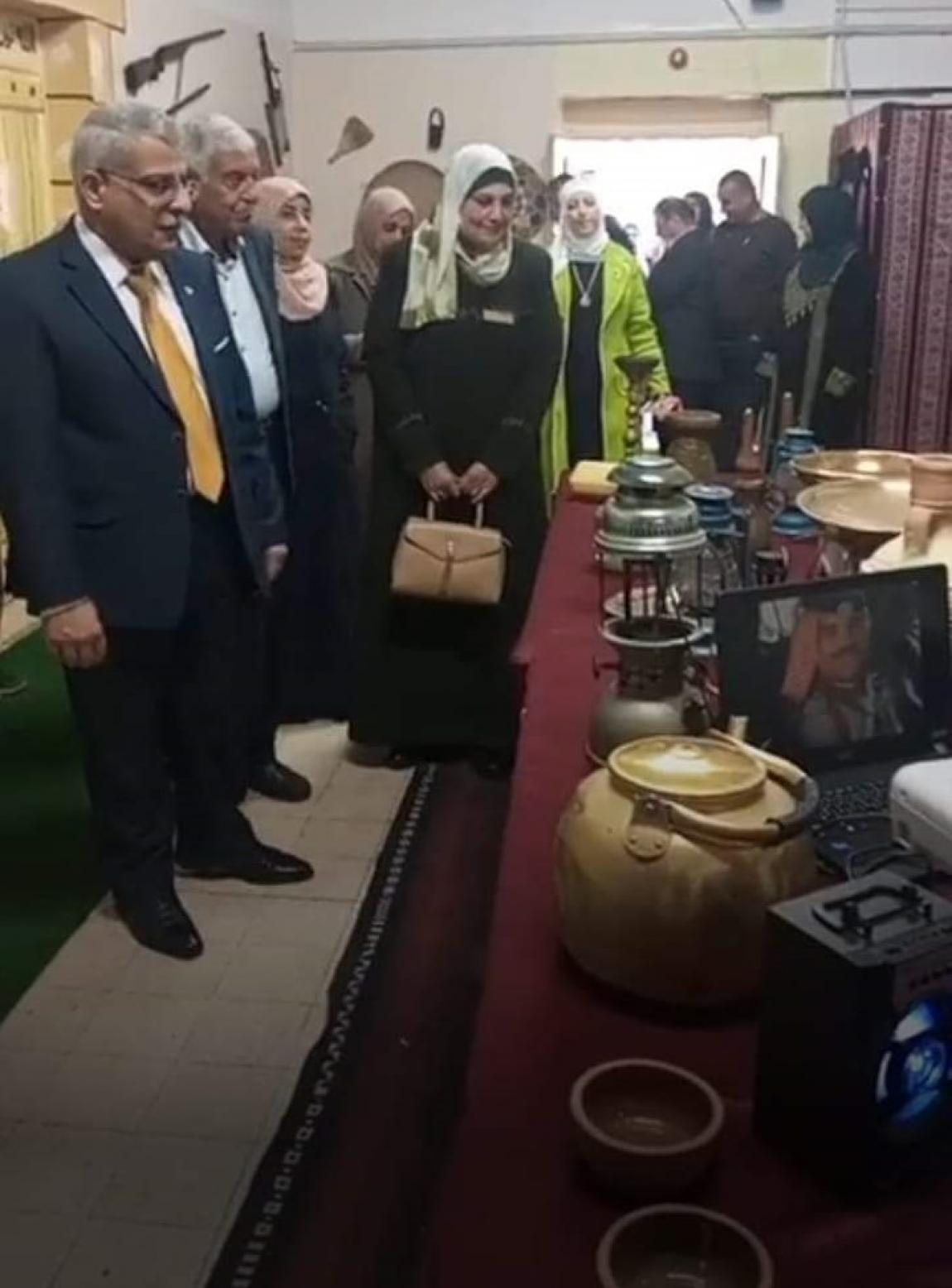 فعاليات المعرض الفني التراثي في الطيبة والوسطية
