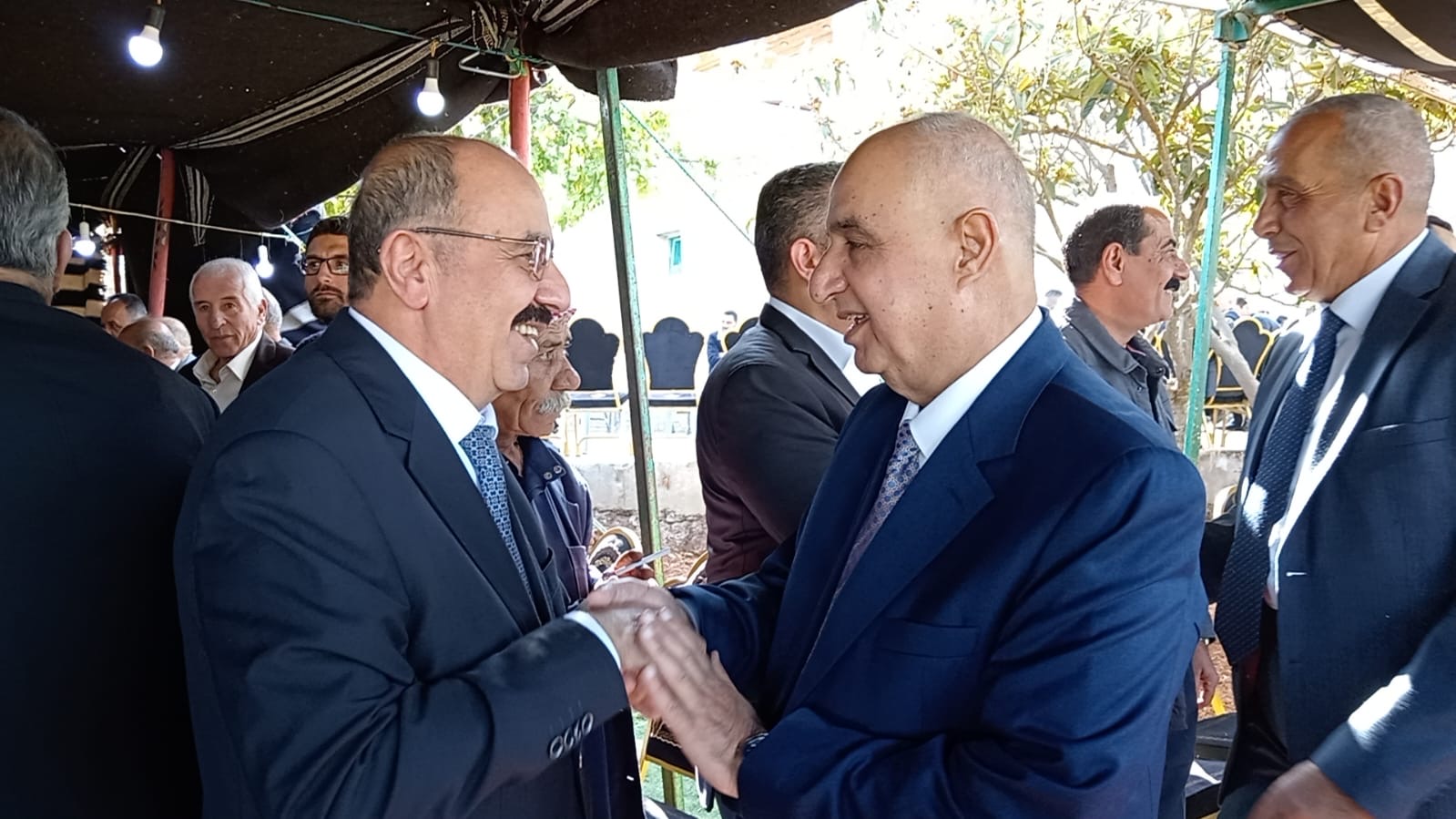 عشائر العواملة تحتفي باللواء محمد باشا العواملة في مدينة السلط