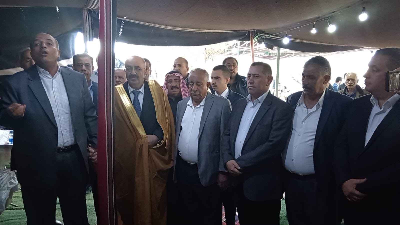 عشائر العواملة تحتفي باللواء محمد باشا العواملة في مدينة السلط