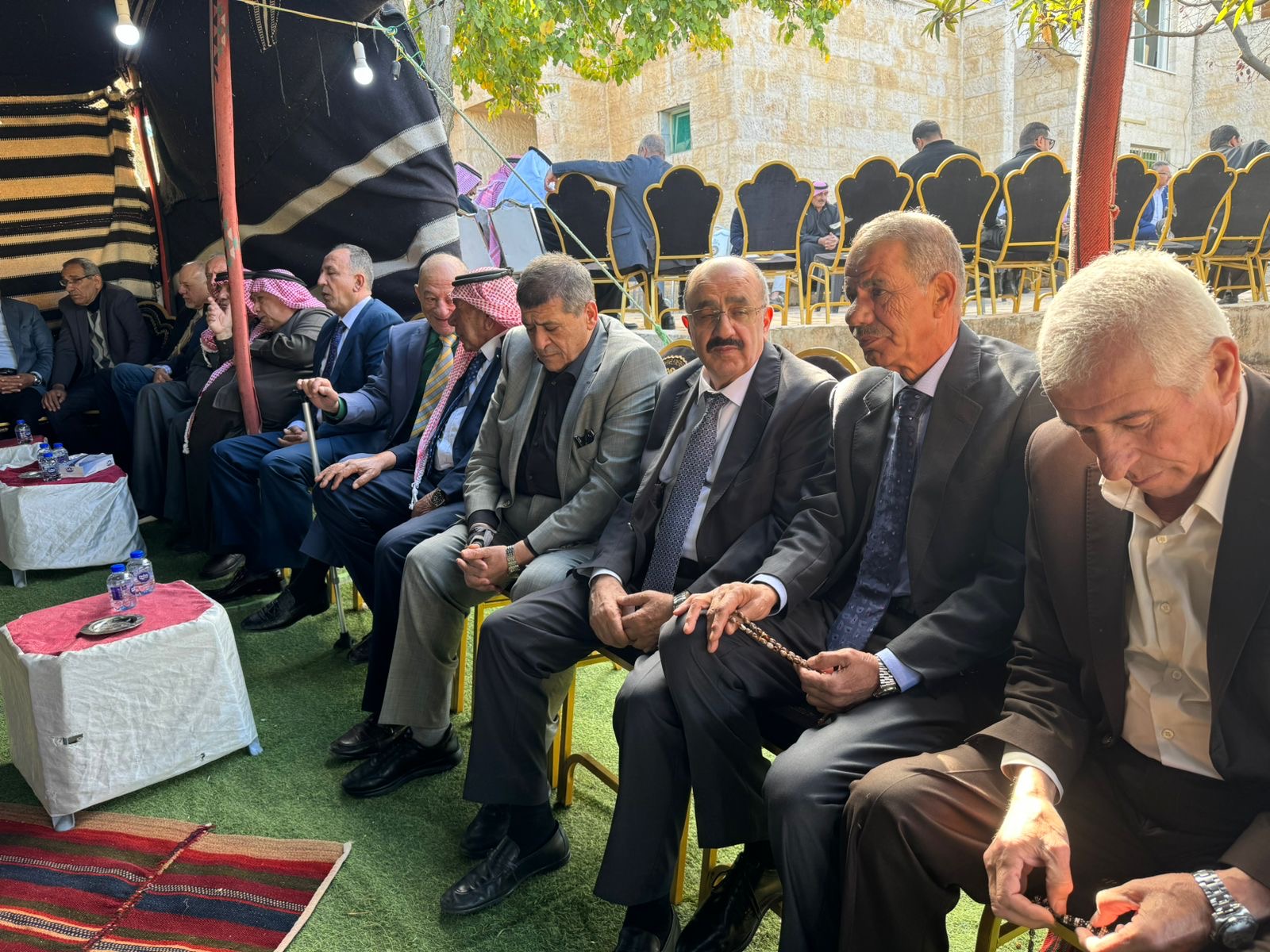 عشائر العواملة تحتفي باللواء محمد باشا العواملة في مدينة السلط