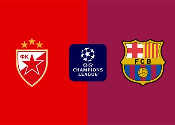 برشلونة على موعد الليلة مع النجم الاحمر في دوري ابطال اوروبا