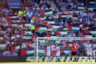 فرنسا تمنع رفع علم فلسطين في مباراه كرة القدم
