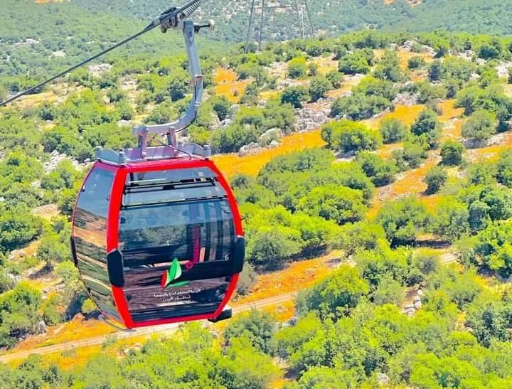 تلفريك عجلون يستقطب 450 ألف زائر منذ بداية العام