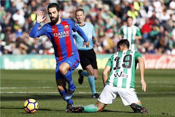 برشلونة يتعثر أمام بيتيس بتعادل مثير في اللحظات الأخيرة