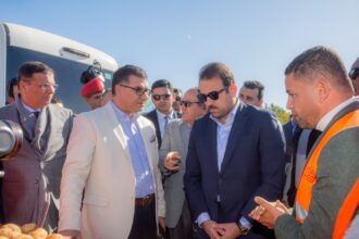 وزيرا الزراعة الأردني والمصري يزوران مشروع مستقبل مصر للتنمية