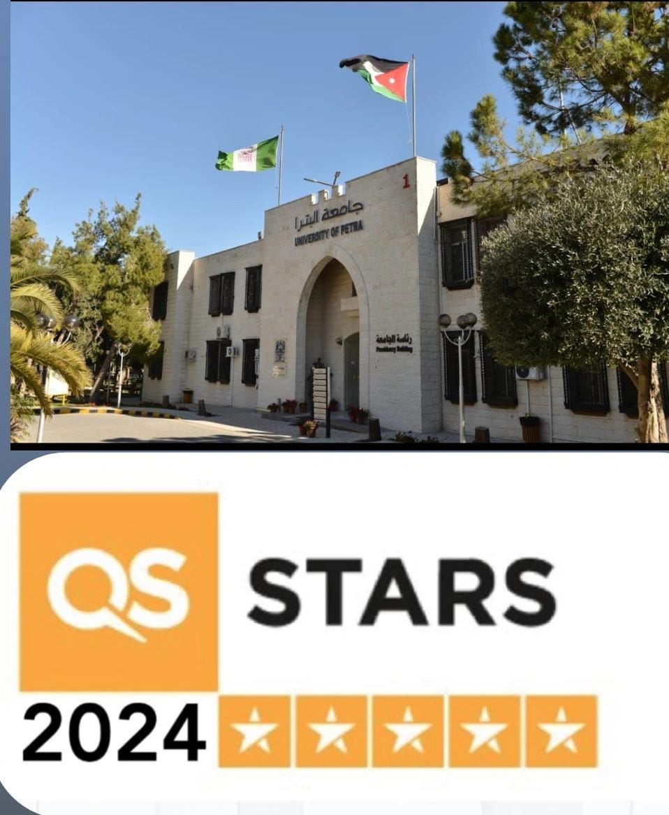 صورة حول : جامعة البترا تحقق خمسة نجوم بتصنيف "كيو إس ستارز QS Stars" جامعة البترا تحقق خمسة نجوم بتصنيف "كيو إس ستارز QS Stars"