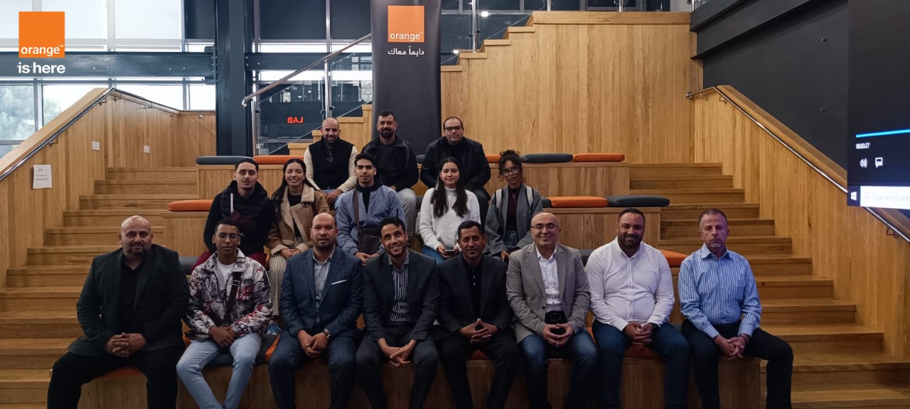 Delegations of Moroccan Ministry of Youth, Culture, and Communication & Jordanian Ministry of Youth Visit Orange Innovation Hub