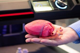 قلب بشري صناعي بالطباعة ثلاثية الأبعاد في 2025