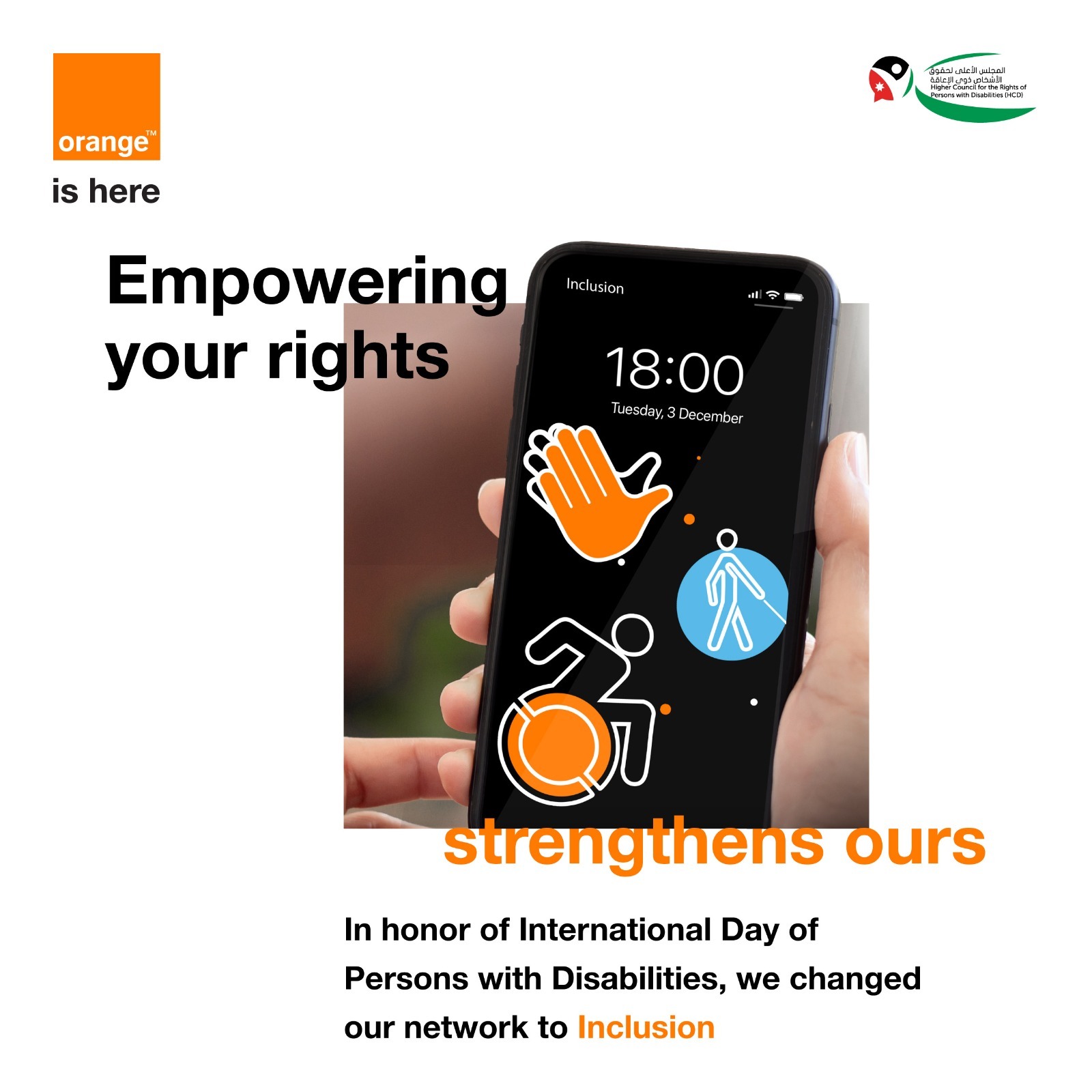 International Day of Persons with Disabilities and Changes its Network Name