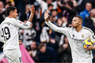 عاجل | ريال مدريد ينفرد بالصدارة بعد فوزه على لاس بالماس برباعية