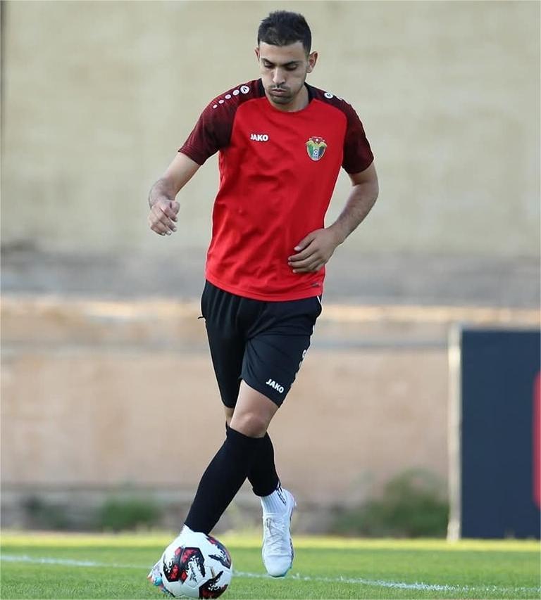 إصابة مهند خيرالله خلال تدريبات المنتخب الوطني وعودته إلى عمان للعلاج