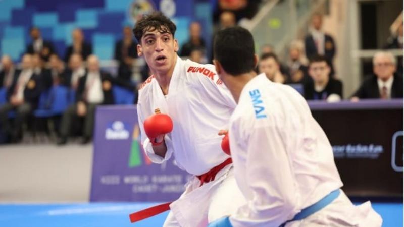 الجعفري يحرز الفضية في الدوري العالمي للكراتيه بباريس