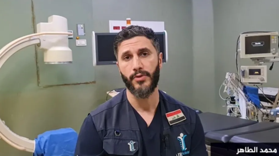 الطبيب "محمد طاهر" رمز الإنسانية والتفاني في قطاع غزة