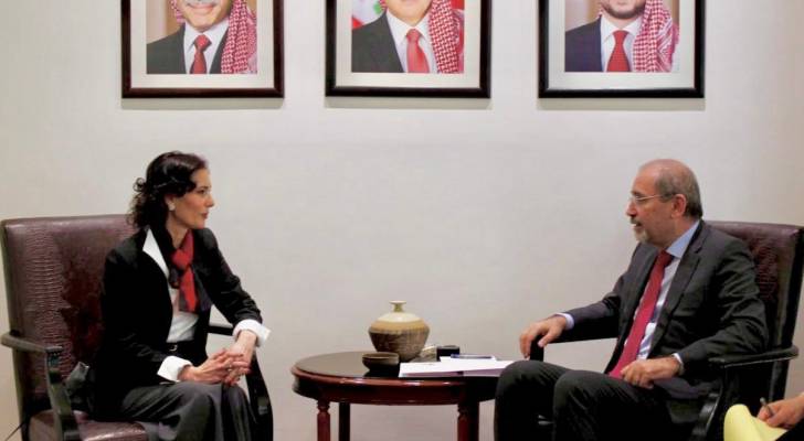 الصفدي يبحث مع لحبيب تعزيز تقديم الدعم الإنساني لسوريا وقطاع غزة