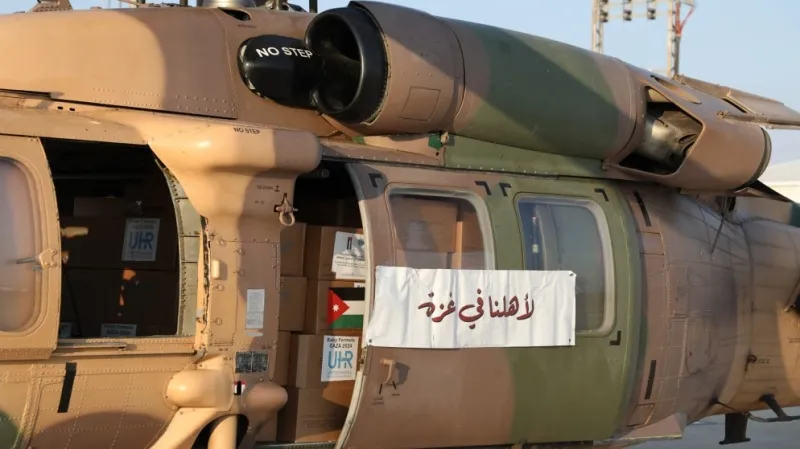 الجسر الجوي الأردني يرسل 16 طائرة مساعدات جديدة إلى غزة