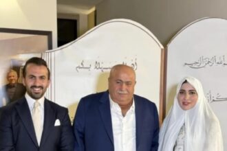 عقد قران ابنة النائب خليل عطية على زيد العواملة