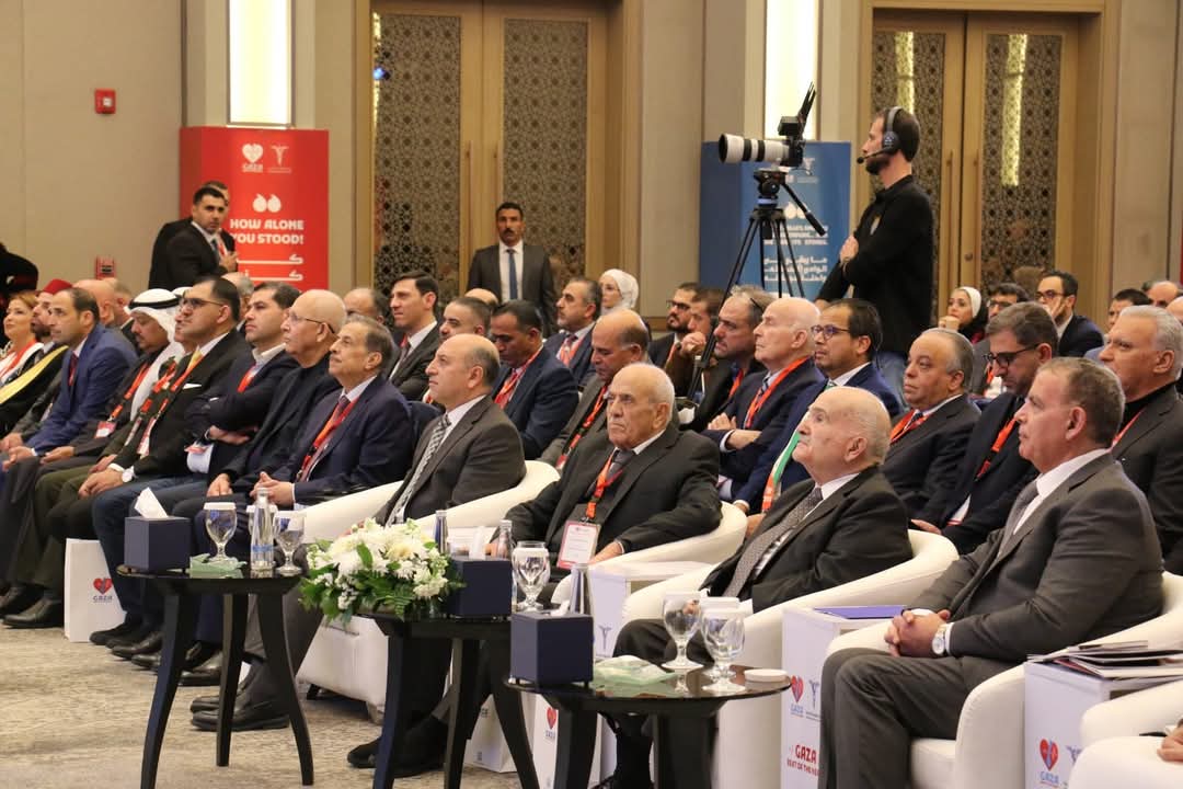 الدكتور فوزي الحموري يعلن عن إطلاق منحة الشهيد الطبيب عدنان البرش خلال مشاركته في مؤتمر "غزة نبض القلب"