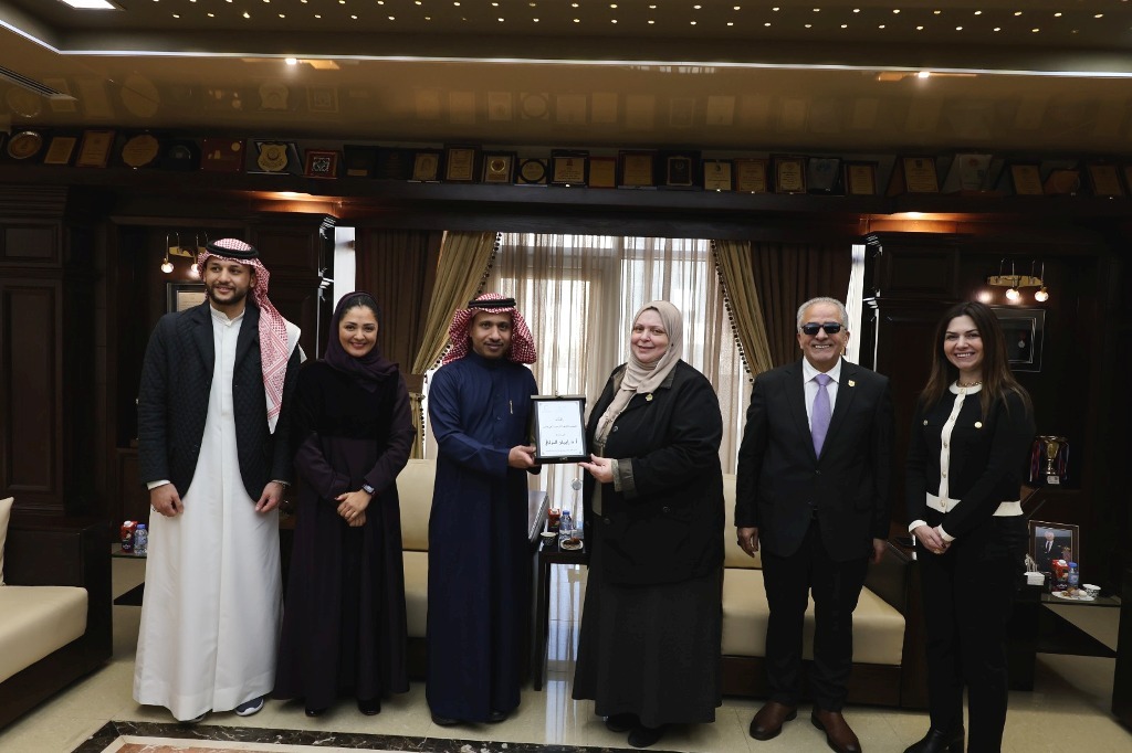 القائم بأعمال الملحقية الثقافية السعودية يزور جامعة عمان الأهلية