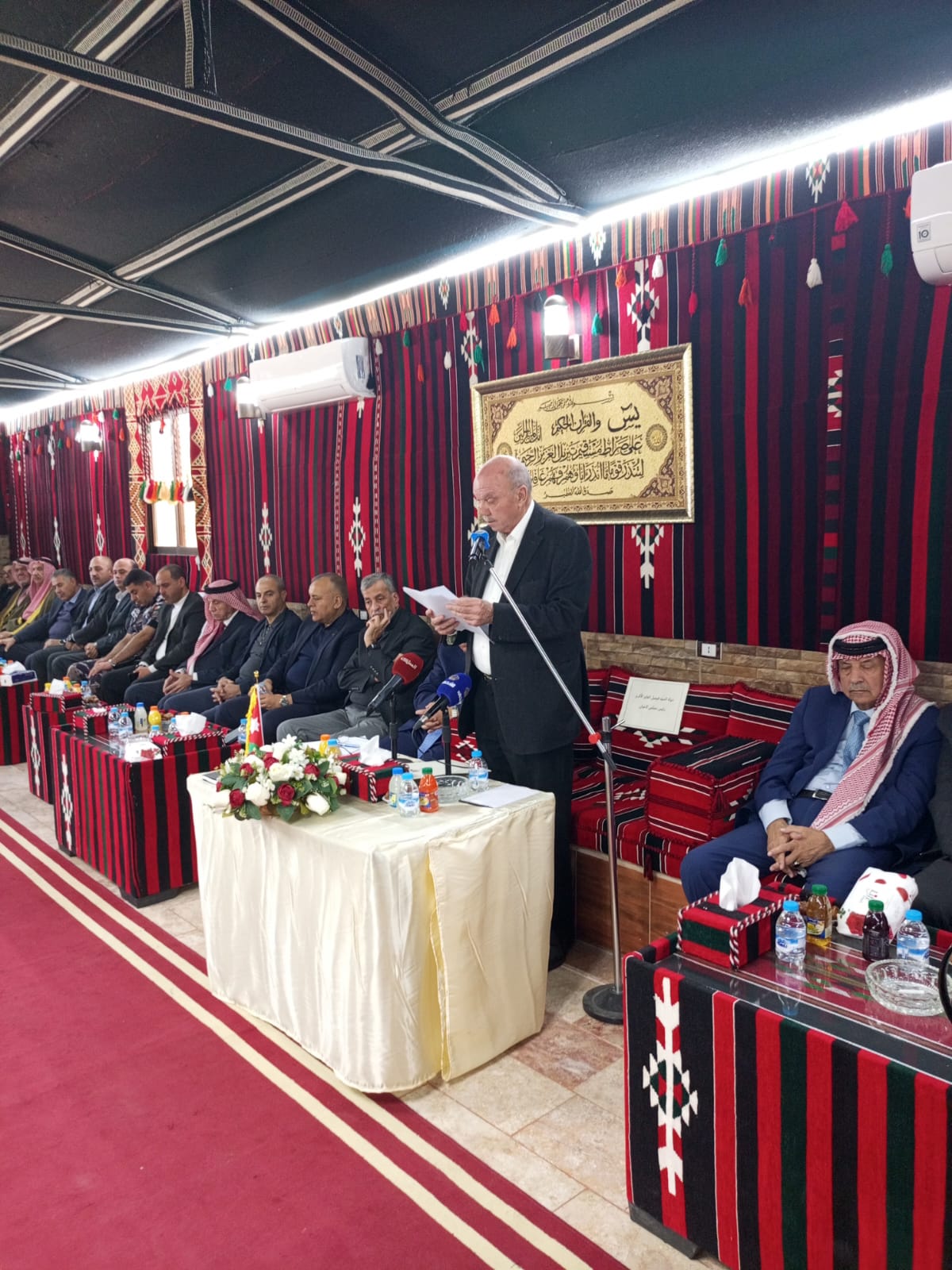 الفايز يناقش في معان التحديات الداخلية و الخارجية