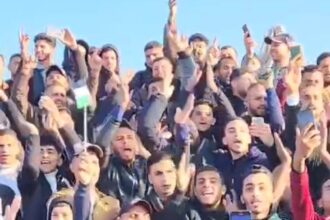 جنة جنة.. تسلم يا وطنا..فلسطينيون ينشدون خلال عودتهم إلى شمال غزة (فيديو)