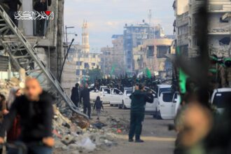عاجل || وصول سيارات المقاومة إلى ميدان فلسطين قبل تسليم المجندات