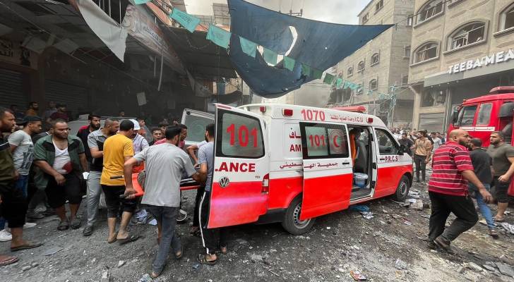 الهلال الأحمر الفلسطيني يستعد لمواجهة تداعيات العدوان الإسرائيلي في غزة