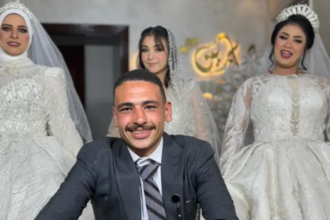 شاب مصري يثير الجدل بزواجه من 3 فتيات في يوم واحد بحفل واحد