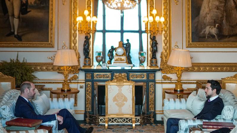 ولي العهد يلتقي الأمير وليام بقصر ويندسور في لندن