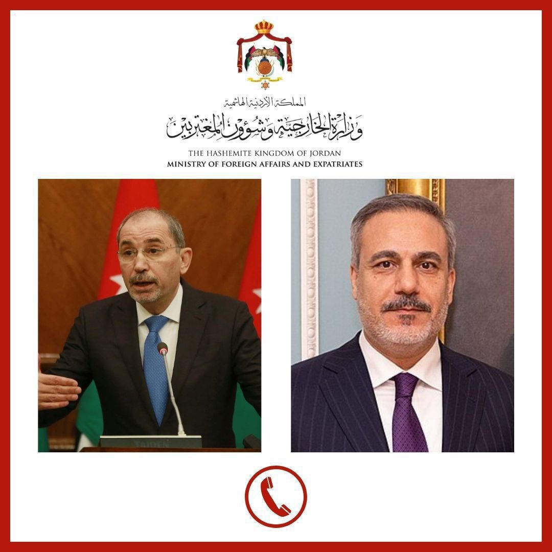 الصفدي يتلقى اتصالا هاتفيا من نظيره التركي