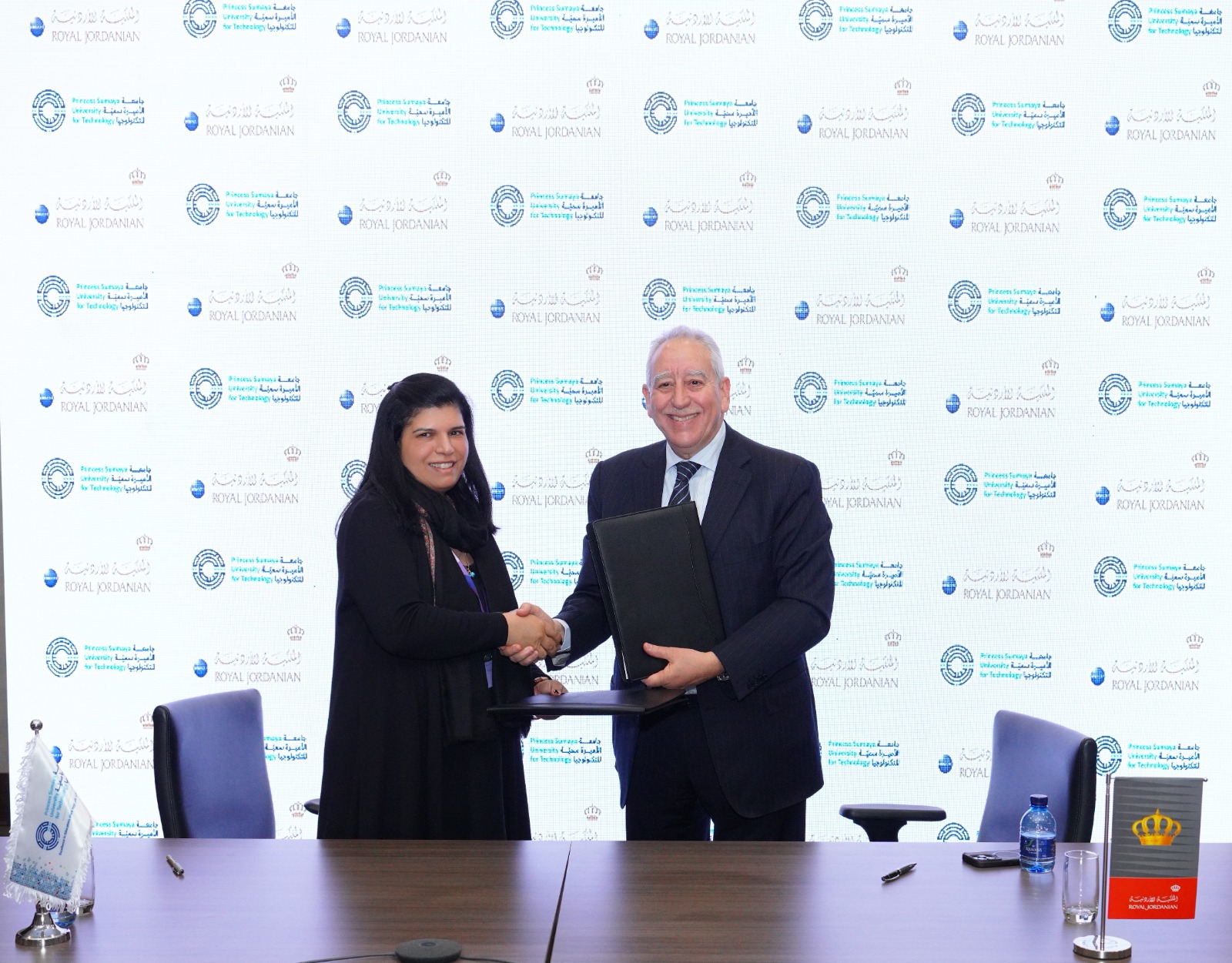 شراكة بين جامعة الأميرة سمية والملكية الأردنية لتعزيز التدريب في الأمن السيبراني والطيران