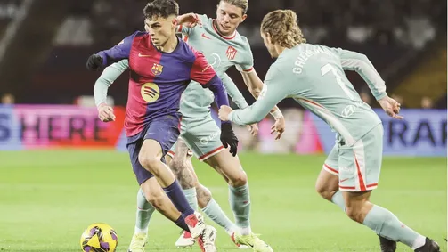 نصف نهائي حاسم بين برشلونة وأتلتيكو مدريد