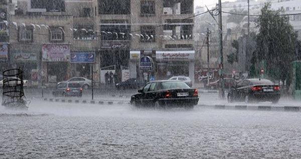 رأس منيف تسجل أعلى كمية هطول مطري في الأردن خلال المنخفض الجوي