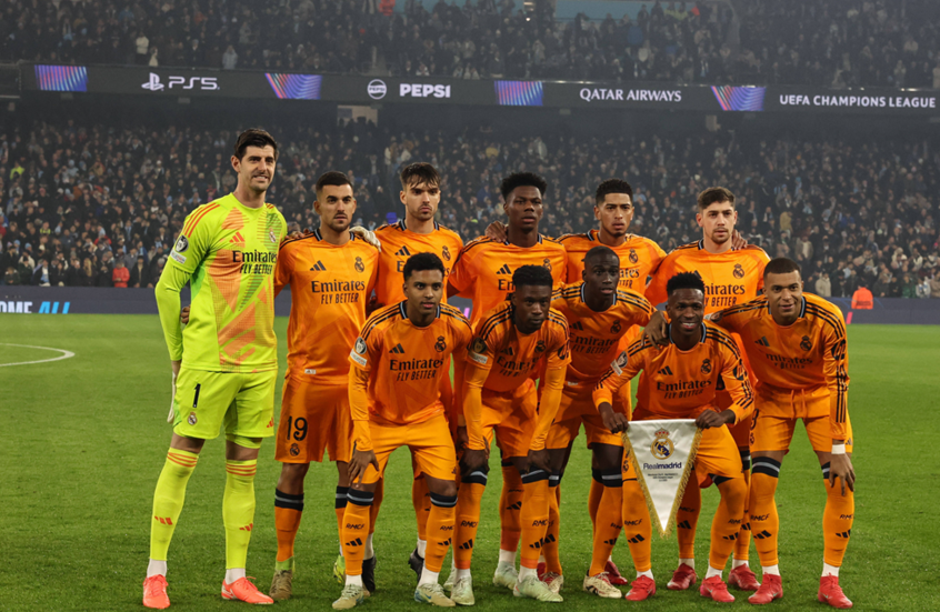 أنشيلوتي يعلن التشكيلة الأساسية لريال مدريد أمام مانشستر سيتي